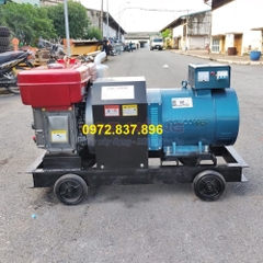 Máy Phát Điện Đầu Nổ Đông Phong 40HP 30KW 3 Pha (D40 Mát Nước, Đề)