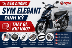 Kinh nghiệm chọn mua xe Bảo dưỡng xe SYM Elegant định kỳ — thay gì, khi nào?