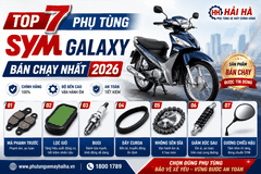 Kinh nghiệm chọn mua xe Top phụ tùng SYM Galaxy bán chạy nhất 2026