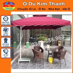 Ô Lệch Tâm Che Mưa , Che Nắng Kích  Thước 2,5M x 2,5M (Dòng phổ thông)