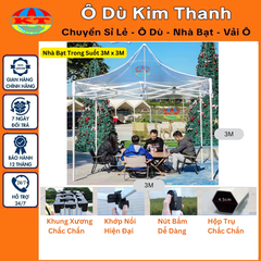 Nhà Bạt Gấp Gọn Trong Suốt + Rèm Che Trong Suốt