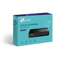 Switch TP-Link TL-SF1016D (10/100Mbps/ 16 Cổng/ Vỏ nhựa ) Tốc độ LAN: 10/100Mbp
