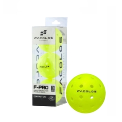 Bóng Pickleball Facolos F-Pro Performance - Hộp 3 Quả