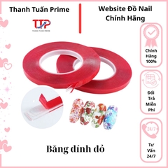 Băng Dính Đỏ 2 Mặt Dán Thanh Trưng Bày Móng