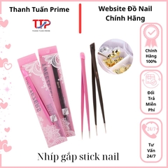Nhíp Gắp Nail Tweezezers Cao Cấp – Nhíp Gắp Đá, Charm Nail Chính Xác (Mũi Cong/Mũi Thẳng)