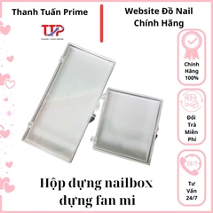 Hộp Đựng Nailbox / Fan Mi Trong Suốt – Nhiều Phân Loại Vuông, Chữ Nhật