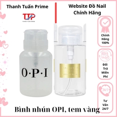 Bình Nhún OPI / Bình Nhún Tem Vàng Đựng Cồn, Acetone, Nước Tẩy Sơn Móng