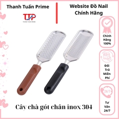 Cây Chà Gót Chân Inox 304 Cao Cấp Có Thể Thay Mặt Lưỡi