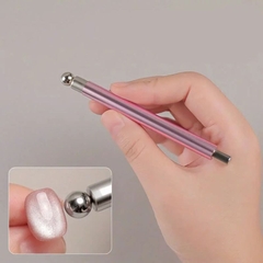 Nam Châm Trụ Tròn Kèm Bi Tạo Hiệu Ứng Mắt Mèo Nail