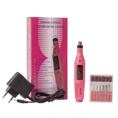 Máy Mài Móng Mini Cầm Tay Đa Tốc Độ Kèm Bộ Đầu Mài