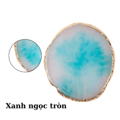 Đá Pha Sơn Gel Nail Art Cao Cấp – Bảng Trộn Gel Vân Đá Viền Kim Loại Sang Trọng