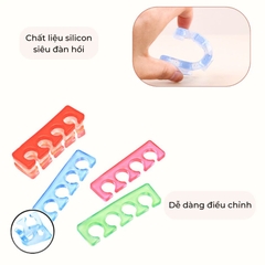 Kẹp Tách Ngón Silicon Nail – Dụng Cụ Tách Ngón Chân Làm Nail Tiện Lợi