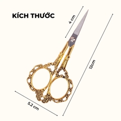 Kéo Cắt Móng Giả Phong Cách Cổ Điển Cao Cấp