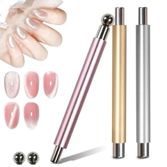 Nam Châm Trụ Tròn Kèm Bi Tạo Hiệu Ứng Mắt Mèo Nail