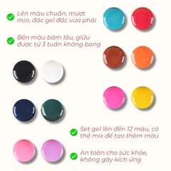 Set Gel Vẽ Móng 12 Màu Painting Gel – Gel Vẽ Nét, Ombre, Nail Art Chuyên Nghiệp