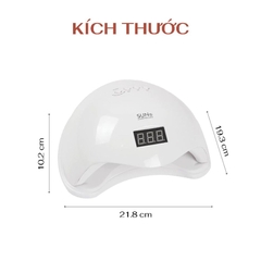 Máy Hơ Gel SUN 5 UV/LED 48W 24 Bóng Có Cảm Biến Và Màn Hình LED