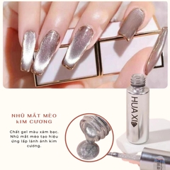 Sơn Gel Mắt Mèo Huaxi Nhũ Kim Cương – Bạc / Vàng / Cầu Vồng 3D