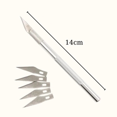 Dao Cắt Bột Nail Cao Cấp – Dao Khắc Móng Thay Lưỡi Đa Năng Chuyên Dụng Nail Art