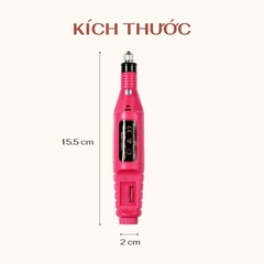 Máy Mài Móng Mini Cầm Tay Đa Tốc Độ Kèm Bộ Đầu Mài