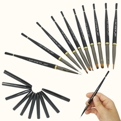 Bộ 10 Cọ Nail Lawei Chính Hãng Đầy Đủ Đầu Cọ Chuyên Dụng