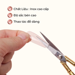 Kéo Cắt Móng Giả Phong Cách Cổ Điển Cao Cấp