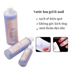 Nước Lau Gel Li-Nail – Dung Dịch Làm Sạch Móng Sau Khi Sơn Gel
