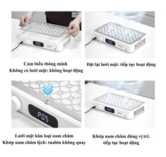 Máy Hút Bụi Nail SNRQI W-30 2 Tuabin Không Chổi Than