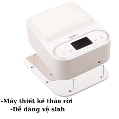 Máy Hơ Gel Tích Hợp Kê Tay SNRQI T9 48 Bóng LED/UV