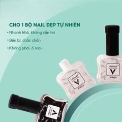 Cồn Loang Vinimay Trắng Đen Trong Suốt Tạo Hiệu Ứng Loang Nail Nghệ Thuật