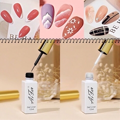 Cọ Nét Aifer 12ml – Gel Liner Vẽ Nail Nhiều Màu, Vẽ Line Siêu Mảnh