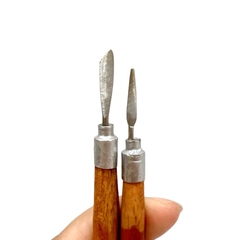 Cây Lấy Khóe Móng Cán Gỗ Cao Cấp – Dụng Cụ Lấy Khóe 1 Đầu / 2 Đầu Chuyên Dụng Nail