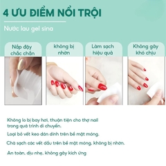 Nước Lau Gel Sina – Cleanser Plus Làm Sạch Móng Sau Khi Sơn