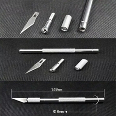 Dao Cắt Bột Nail Cao Cấp – Dao Khắc Móng Thay Lưỡi Đa Năng Chuyên Dụng Nail Art