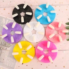 Đế Tròn Gắn Móng Giả 5 Ô Tháo Rời