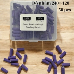 Đầu Mài Nhám Mini Nail 240# – Hộp 50pcs Đầu Mài Máy Móng Chính Hãng