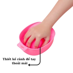 Bát Ngâm Tay Làm Nail Nhựa Cứng