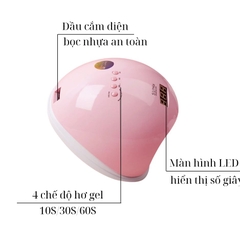 Máy Hơ Gel SUN 5 UV/LED 48W 24 Bóng Có Cảm Biến Và Màn Hình LED