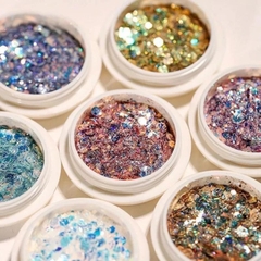 Set Nhũ Vảy Cá 8 Ô Trang Trí Nail Cao Cấp