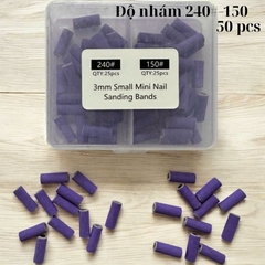Đầu Mài Nhám Mini Nail 240# – Hộp 50pcs Đầu Mài Máy Móng Chính Hãng