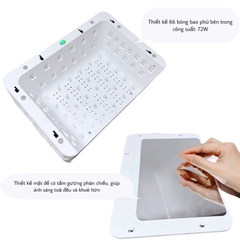 Máy hơ SNRQI L6 (66 Bóng, 72W, Hơ 2 Tay)