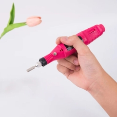 Máy Mài Móng Mini Cầm Tay Đa Tốc Độ Kèm Bộ Đầu Mài