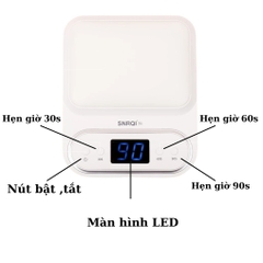 Máy Hơ Gel Tích Hợp Kê Tay SNRQI T9 48 Bóng LED/UV