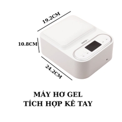 Máy Hơ Gel Tích Hợp Kê Tay SNRQI T9 48 Bóng LED/UV