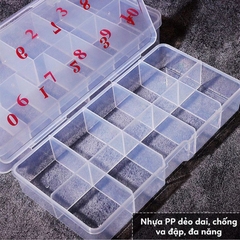 Hộp Đựng Móng 10 Ô - 11 Ô - 12 Ô