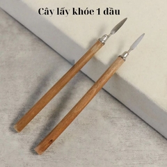Cây Lấy Khóe Móng Cán Gỗ Cao Cấp – Dụng Cụ Lấy Khóe 1 Đầu / 2 Đầu Chuyên Dụng Nail