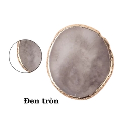 Đá Pha Sơn Gel Nail Art Cao Cấp – Bảng Trộn Gel Vân Đá Viền Kim Loại Sang Trọng