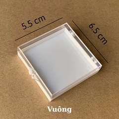 Hộp Đựng Nailbox / Fan Mi Trong Suốt – Nhiều Phân Loại Vuông, Chữ Nhật