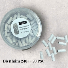 Đầu Mài Nhám Mini Nail 240# – Hộp 50pcs Đầu Mài Máy Móng Chính Hãng