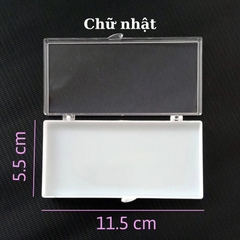 Hộp Đựng Nailbox / Fan Mi Trong Suốt – Nhiều Phân Loại Vuông, Chữ Nhật