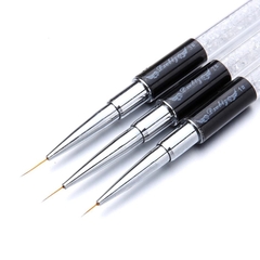 Cọ Vẽ Nail Cán Đá Cao Cấp – Cọ Nét 7mm 9mm 11mm Vẽ Line, Vẽ Chi Tiết Nail Art